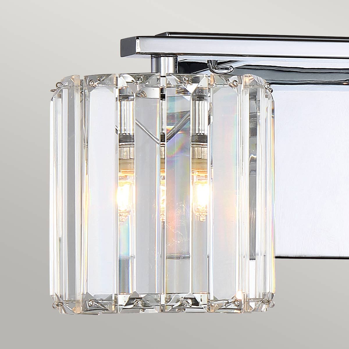 Quoizel Divine 2 Light Bathroom Wall Light - Polished Chrome