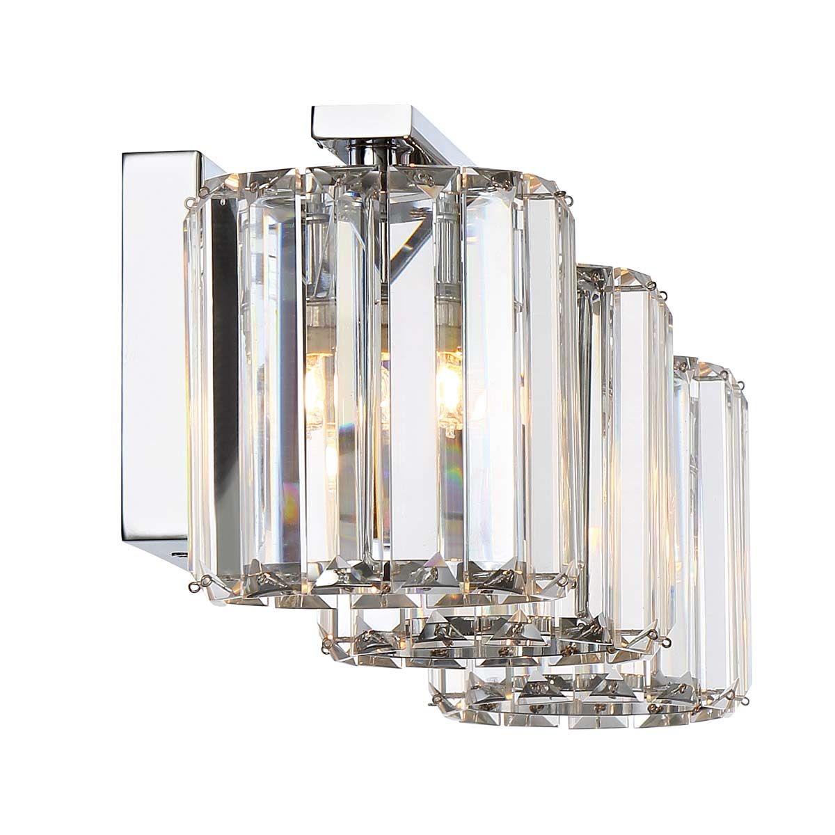 Quoizel Divine 3 Light Bathroom Wall Light - Polished Chrome