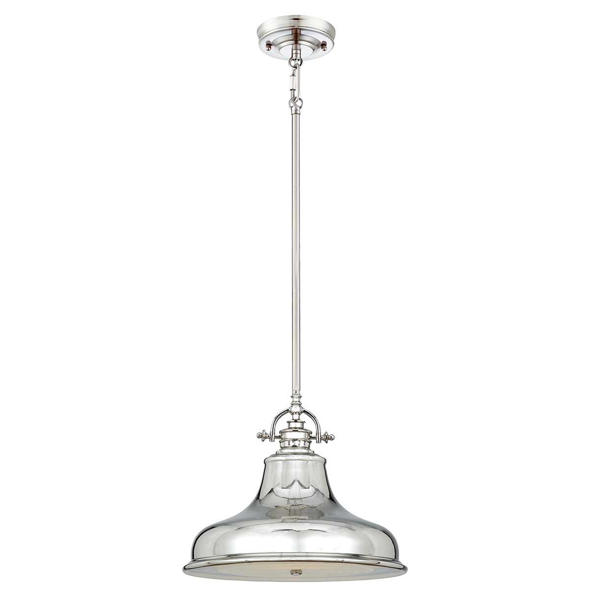 Quoizel Emery Single Medium Pendant - Imperial Silver