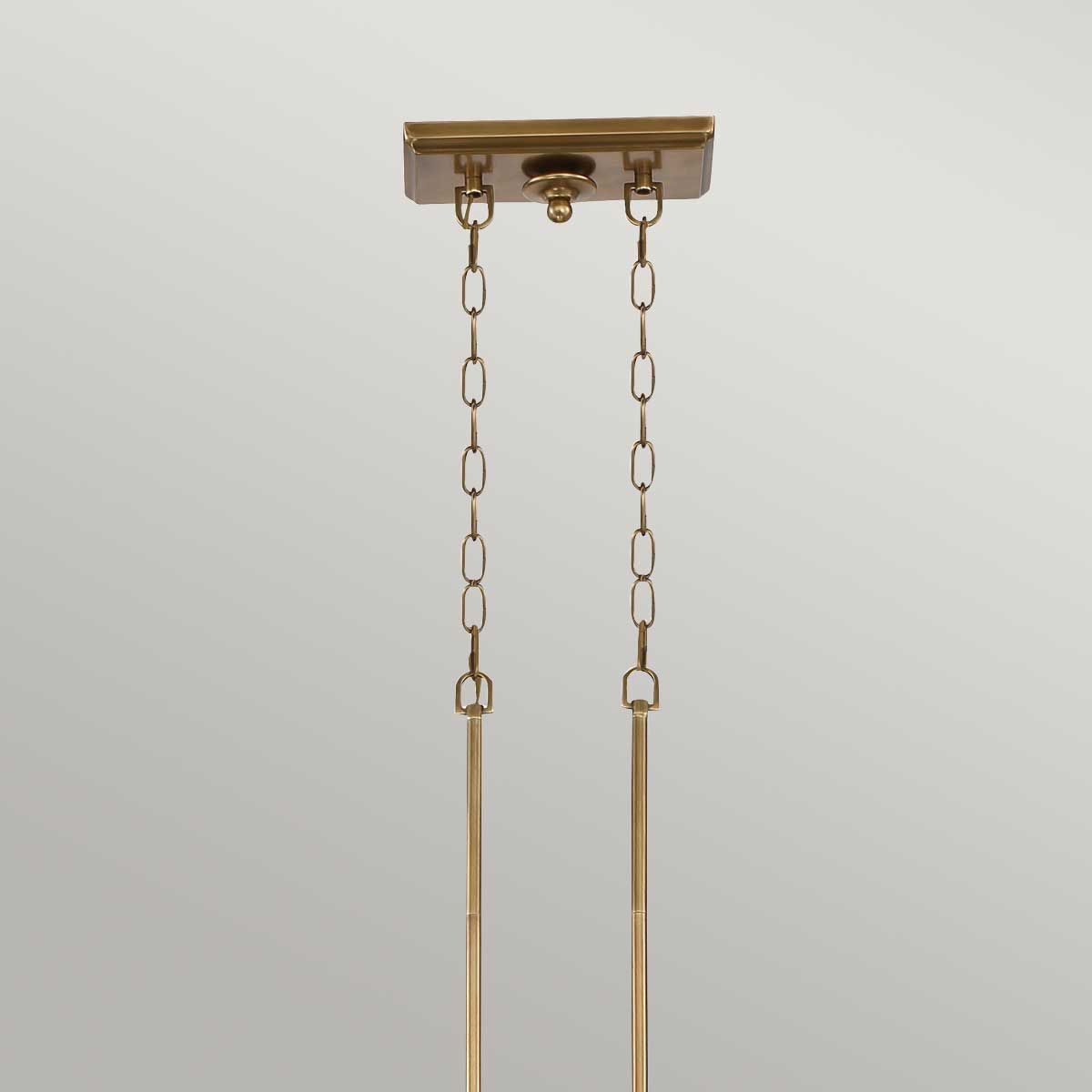 Quoizel Emery 3 Light Island Chandelier - Weathered Brass
