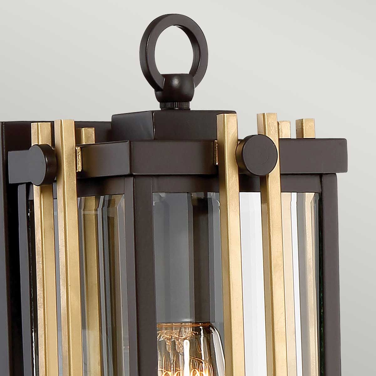 Quoizel Goldenrod Single Small Wall Lantern - Western Bronze