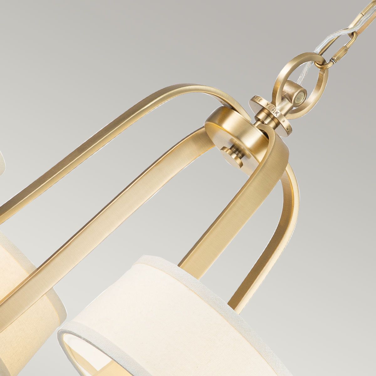 Quoizel Uptown Gotham 4 Light Chandelier - Brushed Brass