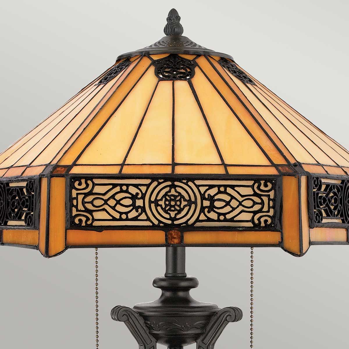 Quoizel Indus 2 Light Table Lamp - Vintage Bronze