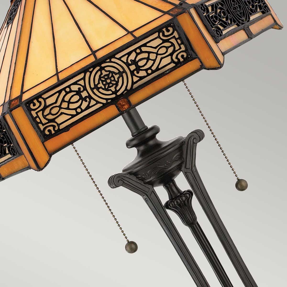 Quoizel Indus 2 Light Table Lamp - Vintage Bronze