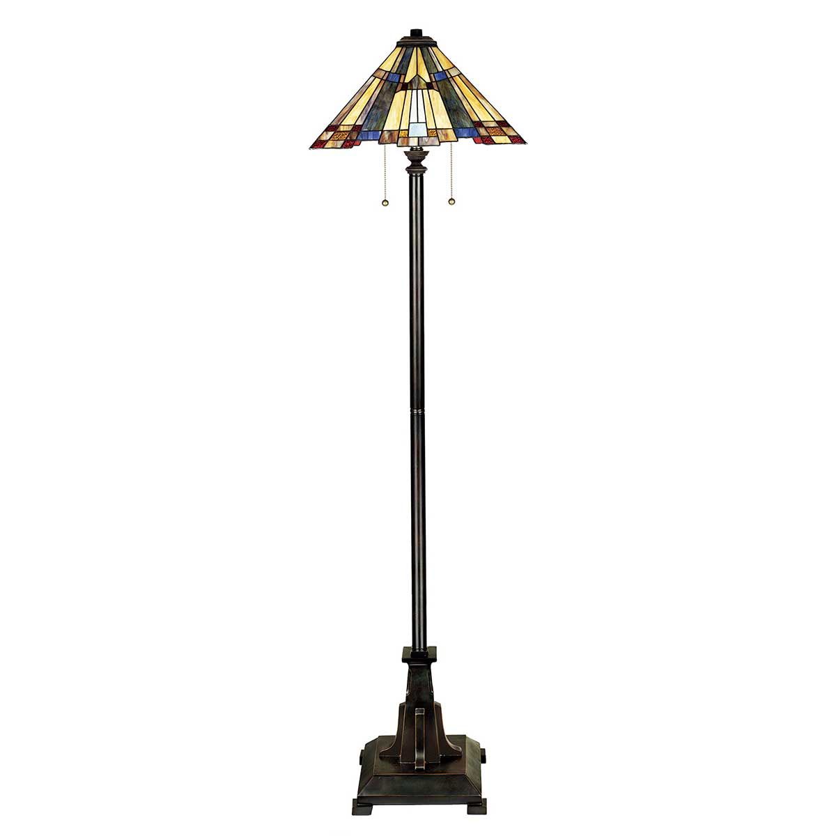 Quoizel Inglenook 2 Light Floor Lamp - Valiant Bronze