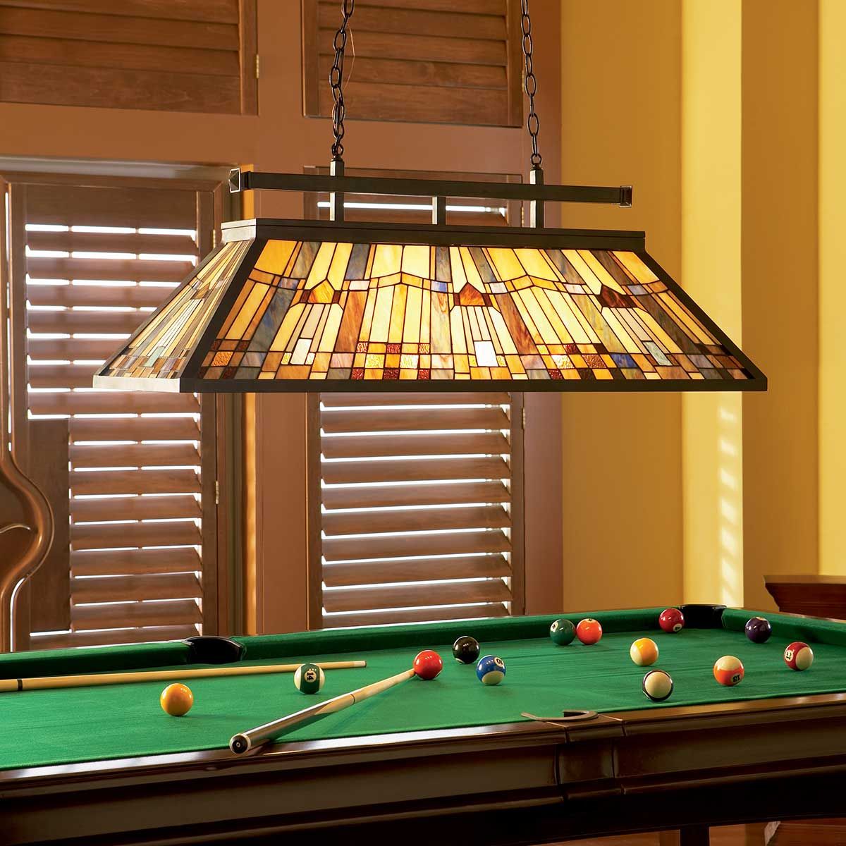 Quoizel Inglenook 3 Light Island Chandelier - Valiant Bronze