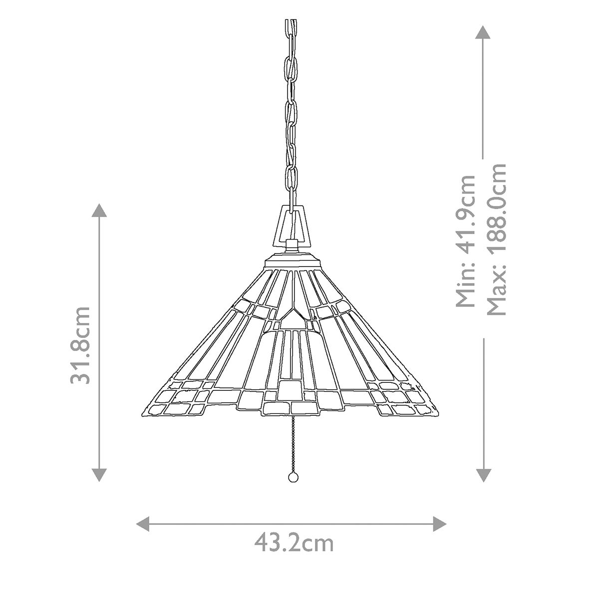 Quoizel Inglenook 3 Light Pendant - Valiant Bronze