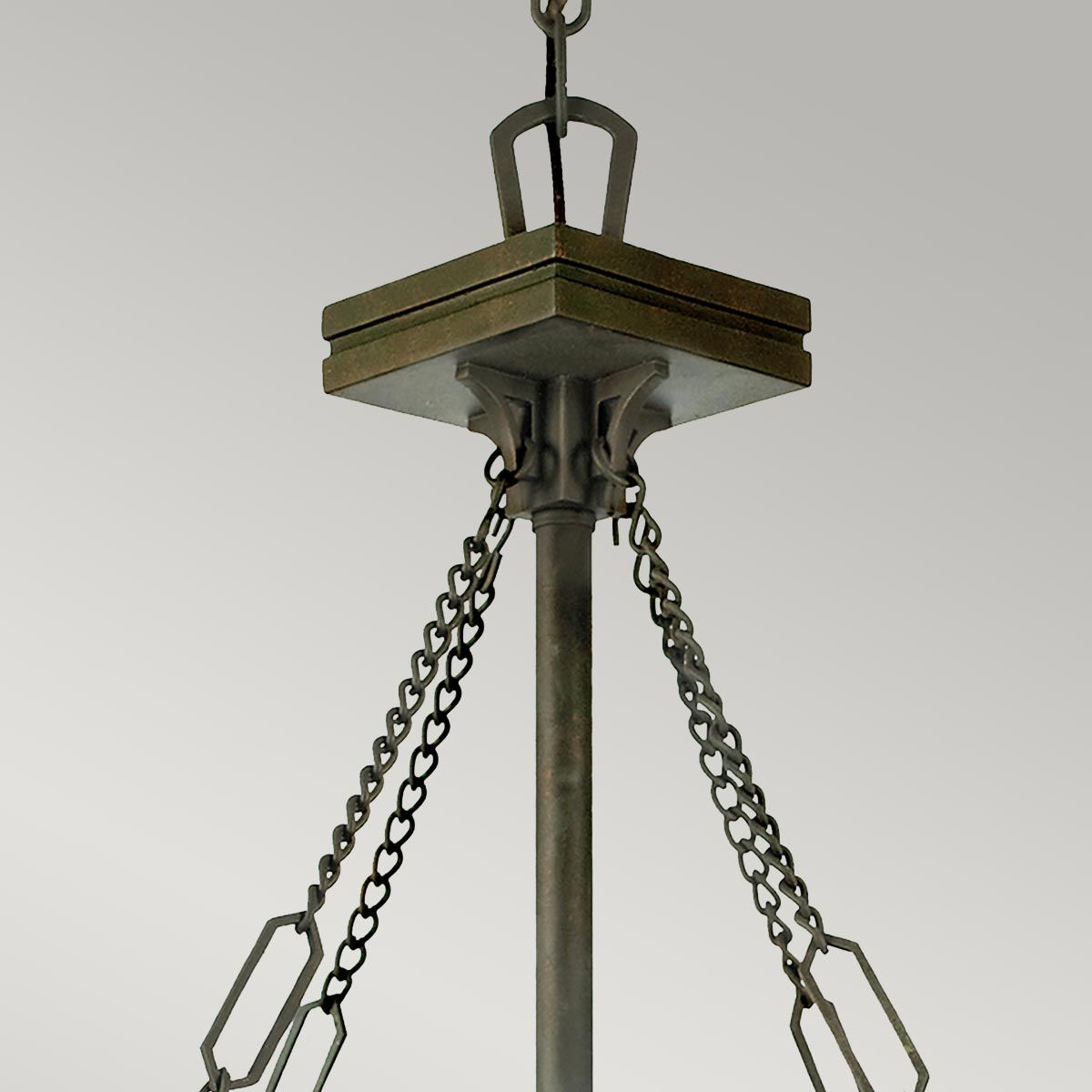 Quoizel Inglenook 3 Light Inverted Pendant - Valiant Bronze