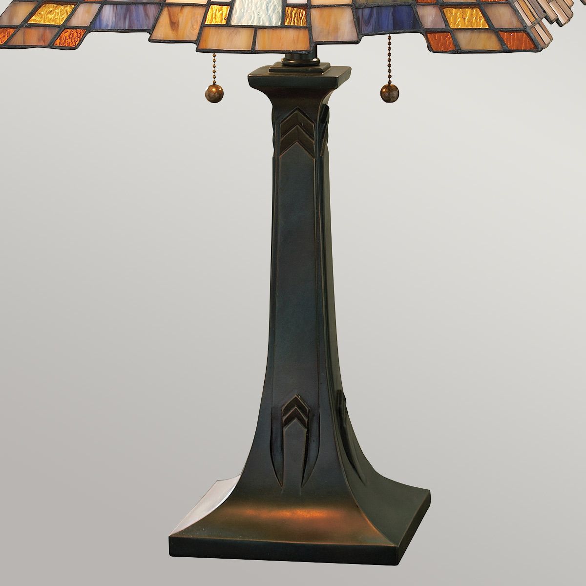 Quoizel Inglenook 2 Light Table Lamp - Valiant Bronze