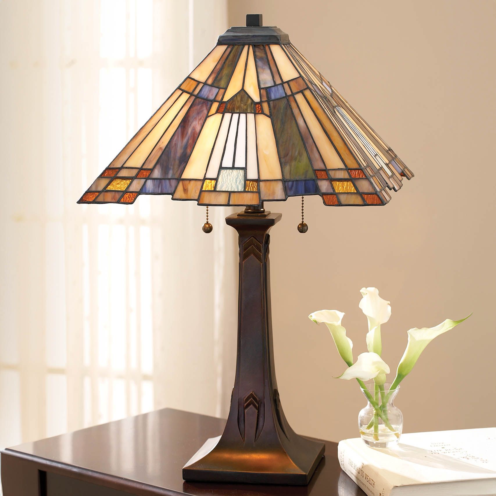 Quoizel Inglenook 2 Light Table Lamp - Valiant Bronze