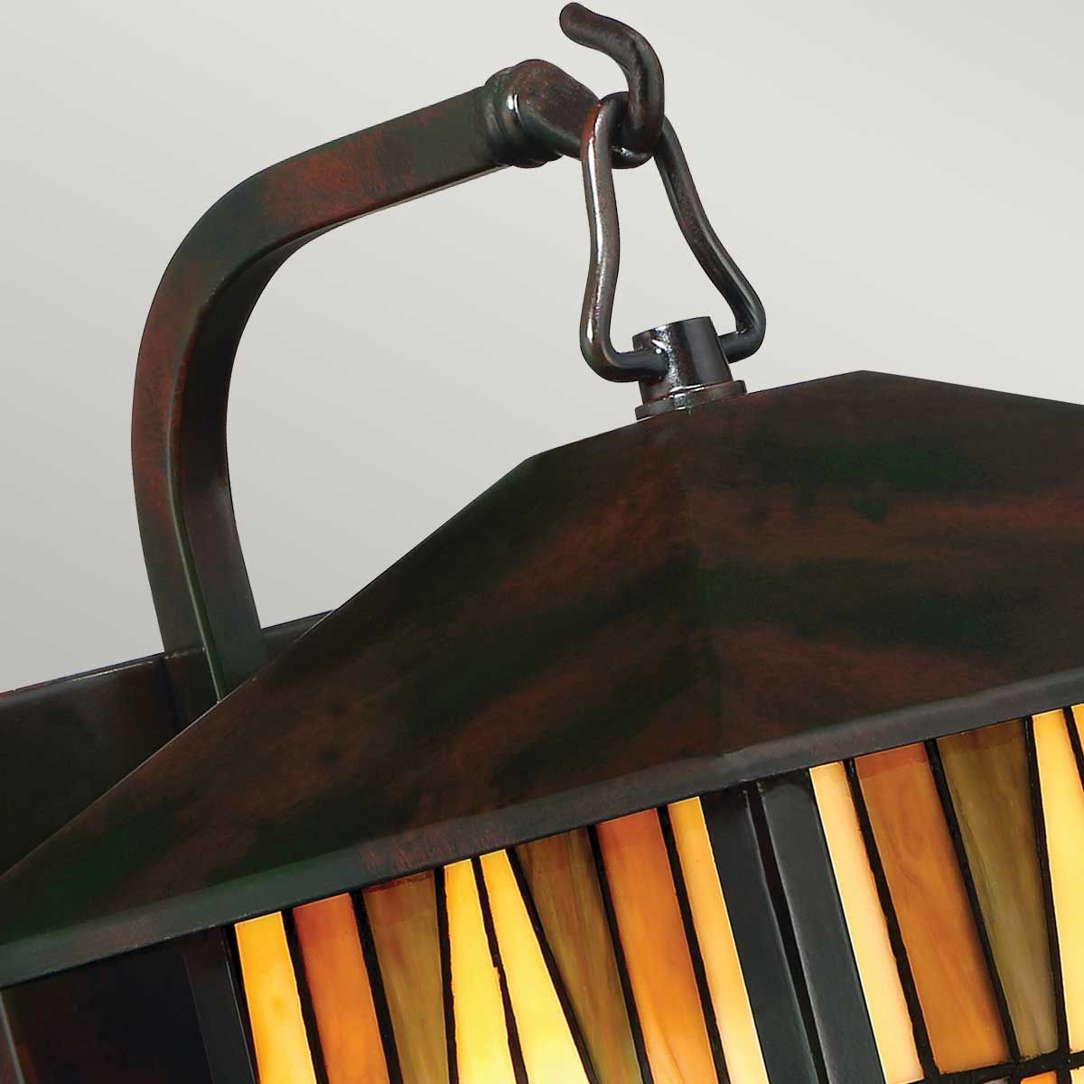 Quoizel Inglenook Single Outdoor Medium Wall Lantern - Valiant Bronze