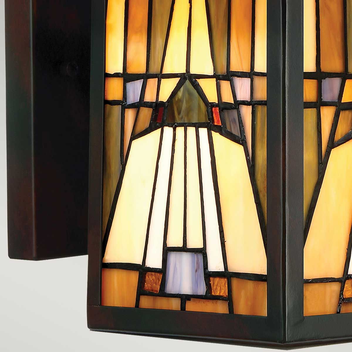 Quoizel Inglenook Single Outdoor Medium Wall Lantern - Valiant Bronze
