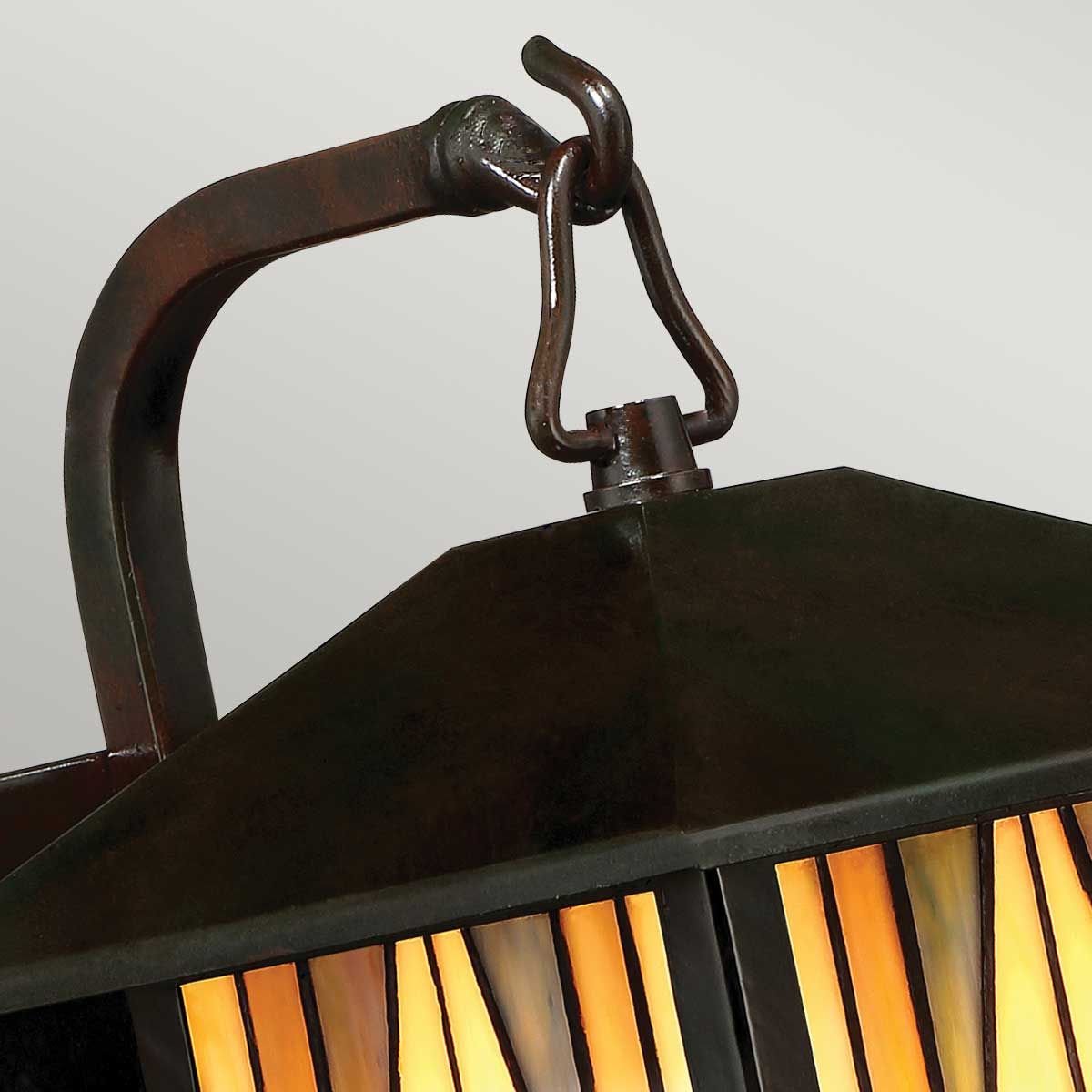 Quoizel Inglenook Single Outdoor Small Wall Lantern - Valiant Bronze