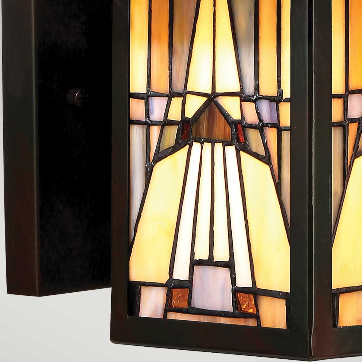 Quoizel Inglenook Single Outdoor Small Wall Lantern - Valiant Bronze