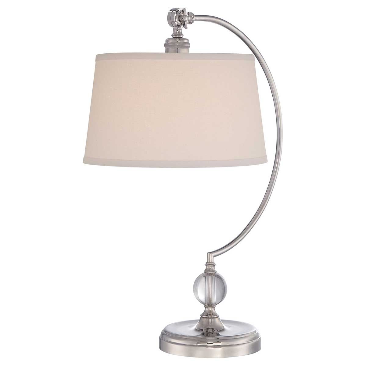 Quoizel Jenkins Single Table Lamp - Polished Nickel