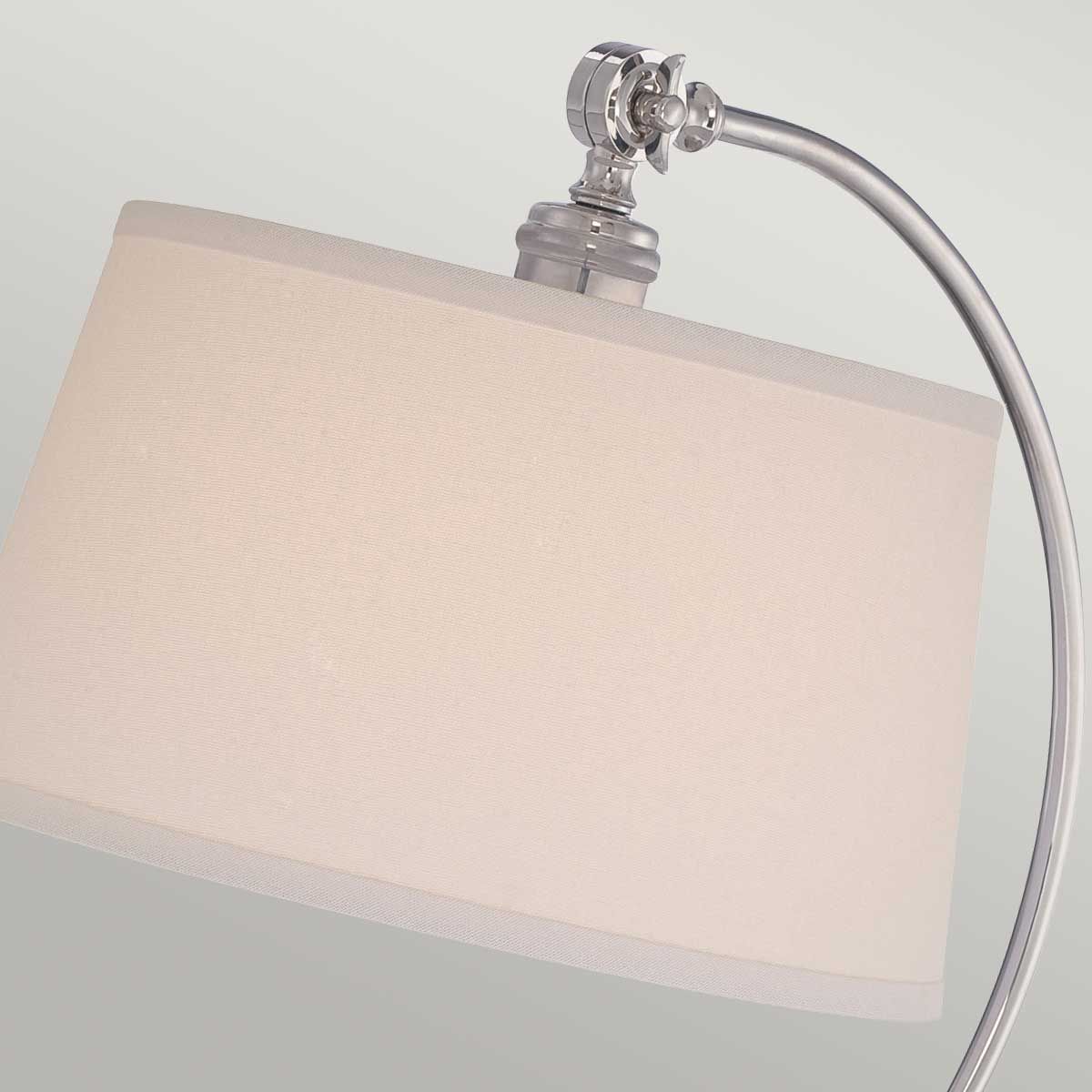 Quoizel Jenkins Single Table Lamp - Polished Nickel