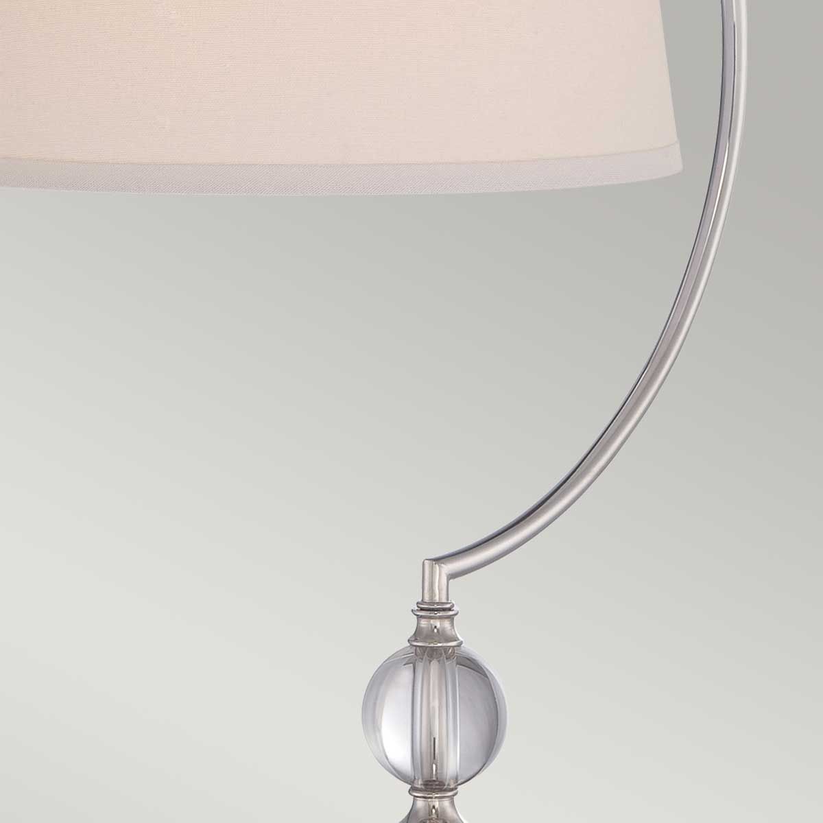 Quoizel Jenkins Single Table Lamp - Polished Nickel
