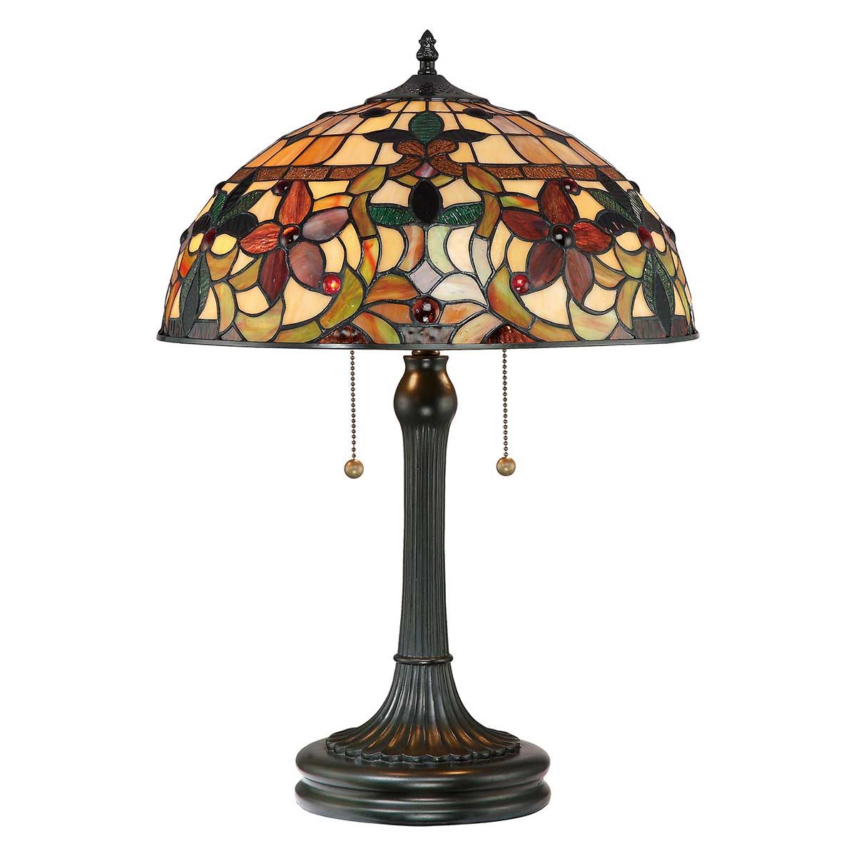 Quoizel Kami 2 Light Table Lamp - Vintage Bronze