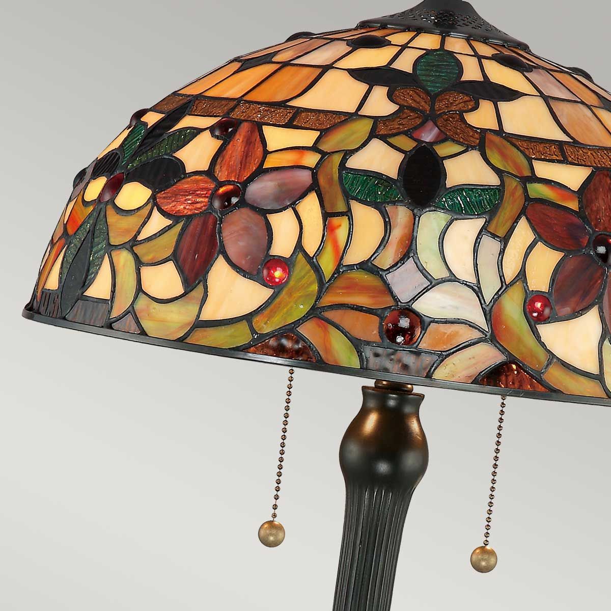 Quoizel Kami 2 Light Table Lamp - Vintage Bronze