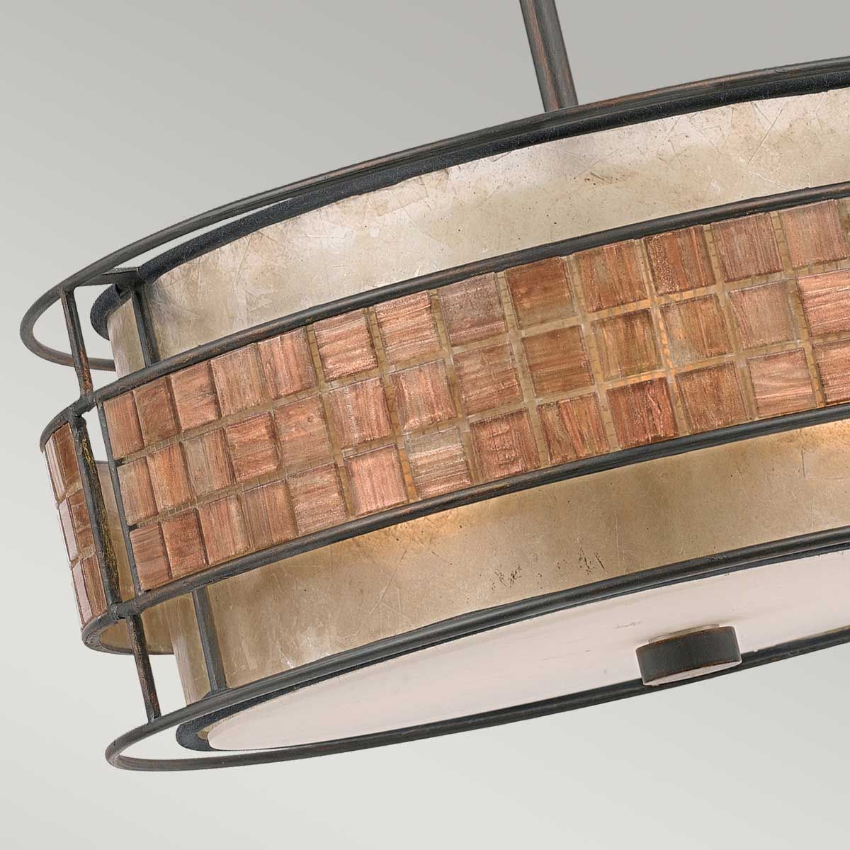 Quoizel Laguna 4 Light Pendant - Renaissance Copper