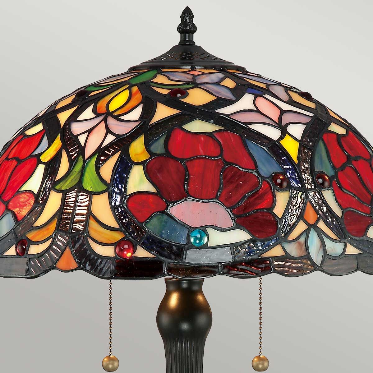 Quoizel Larissa 2 Light Table Lamp - Vintage Bronze