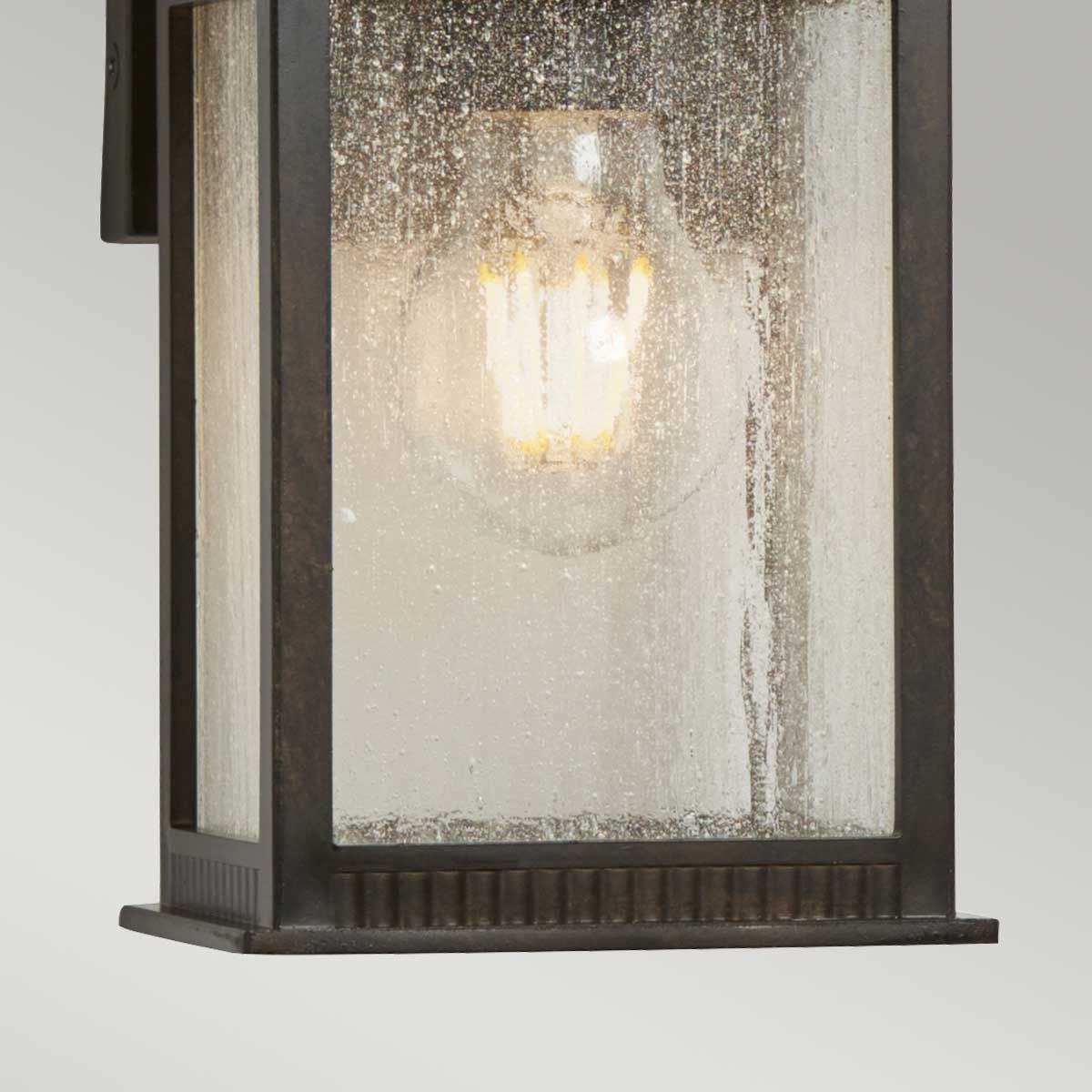 Quoizel Livingston Single Small Wall Lantern - Imperial Bronze