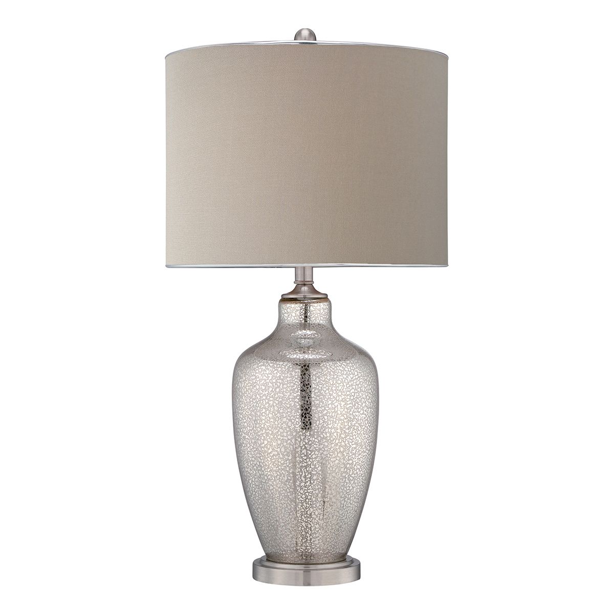 Quoizel Nicolls Single Table Lamp - Mercury Glass