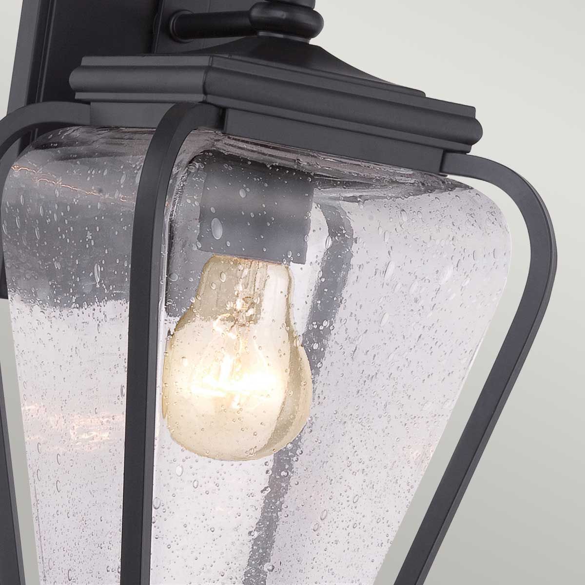 Quoizel Province Single Small Wall Lantern - Mystic Black