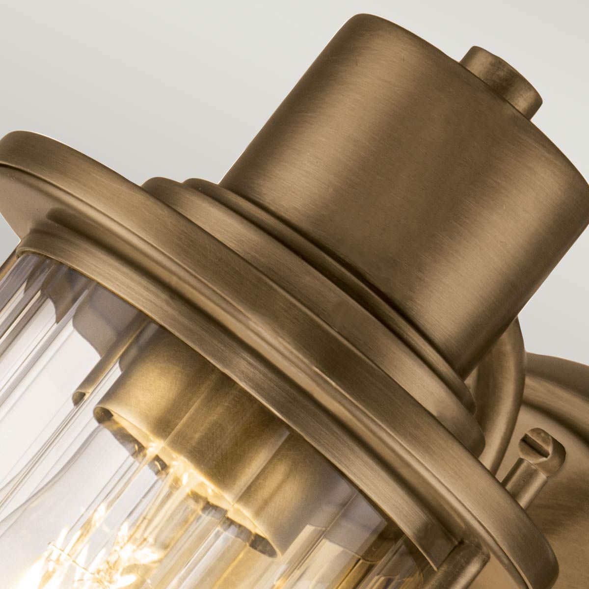 Quoizel Riggs Single Wall Light - Weathered Brass