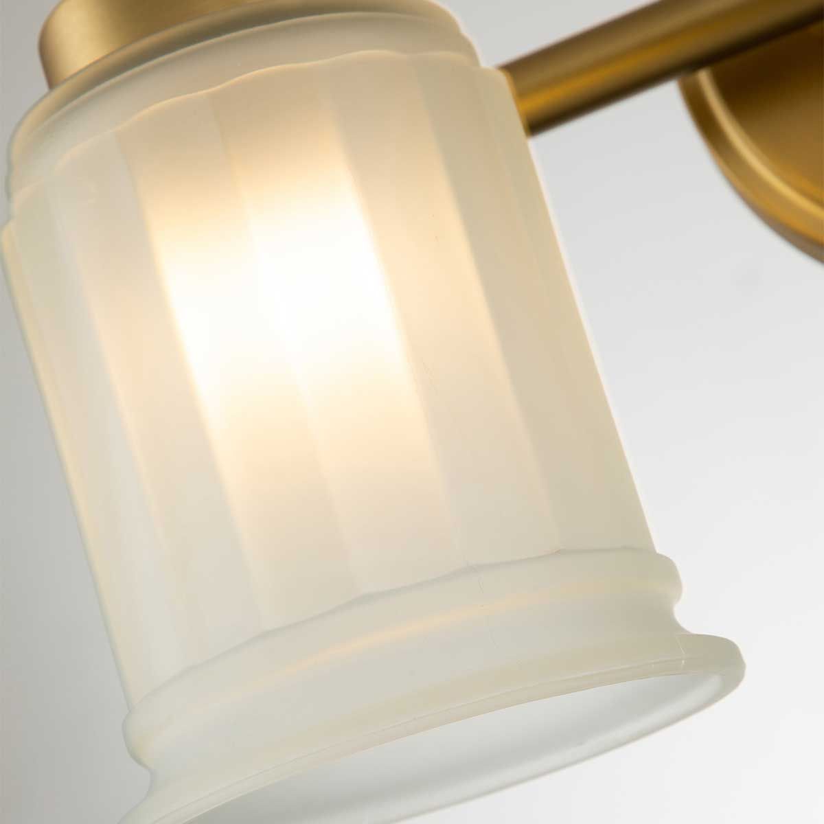 Quoizel Swell 2 Light Bathroom Wall Light - Brushed Brass