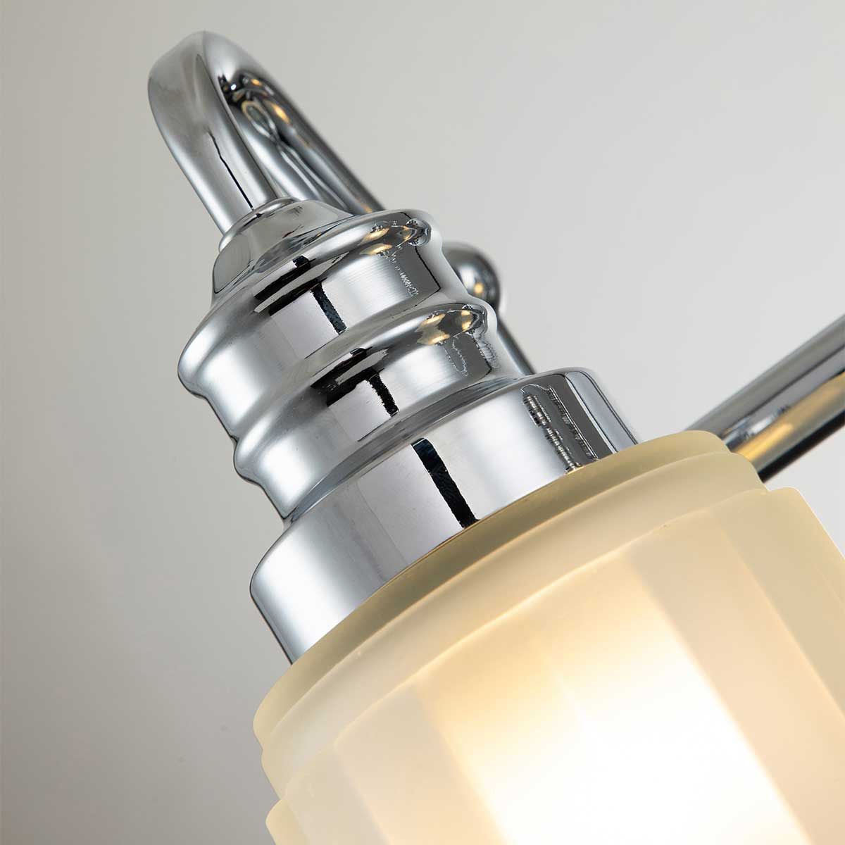 Quoizel Swell 2 Light Bathroom Wall Light - Polished Chrome