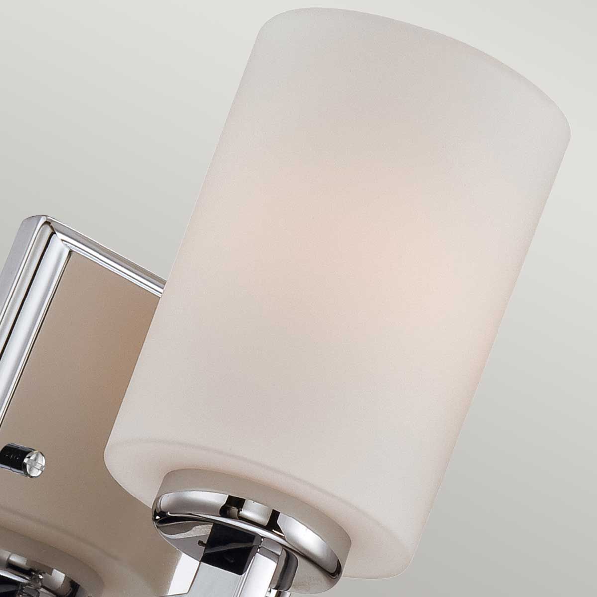 Quoizel Taylor Single Small Bathroom Wall Light - Polished Chrome