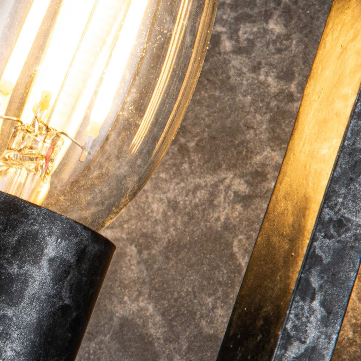 Quoizel Vanguard 2 Light Wall Light - Old Black