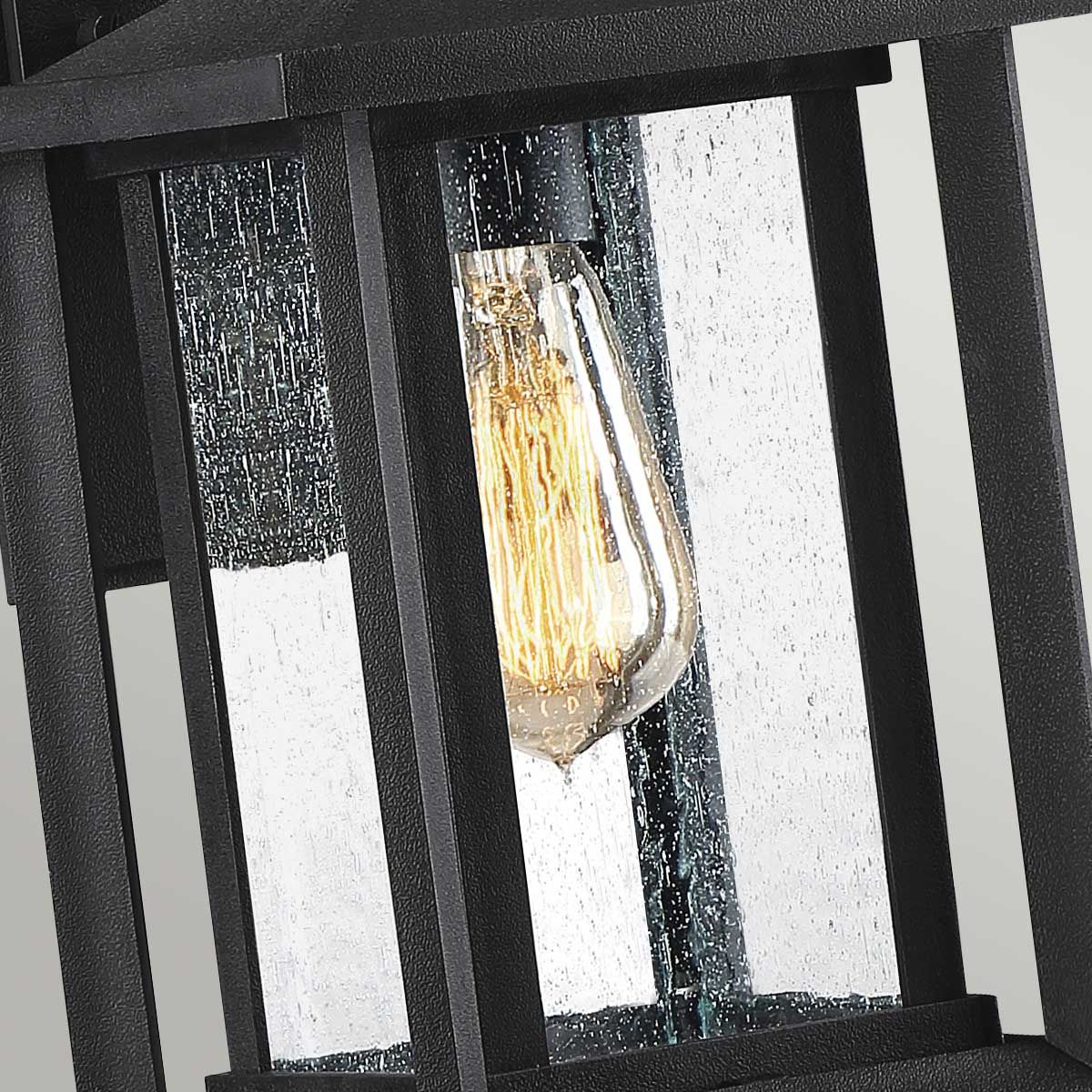 Quoizel Wakefield Single Small Wall Lantern - Earth Black
