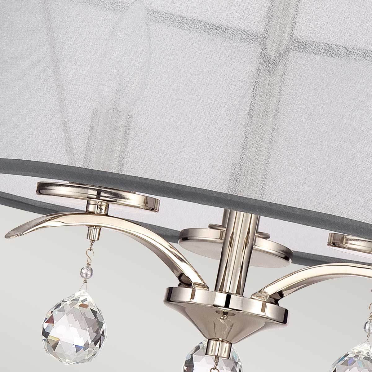 Quoizel Whitney Semi-Flush / Pendant Light - Imperial Silver
