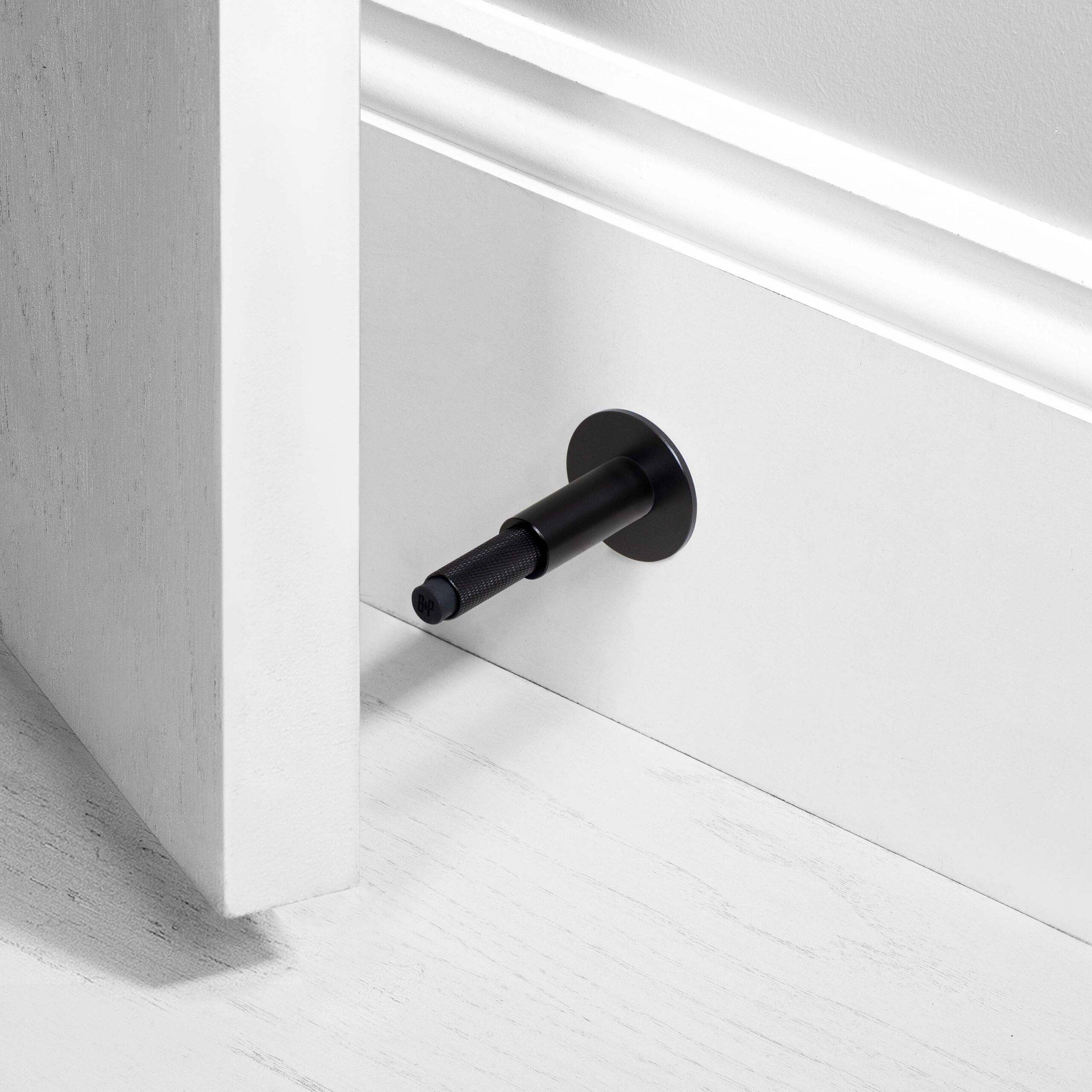 Buster + Punch Door Stop - Wall - Cross Knurl