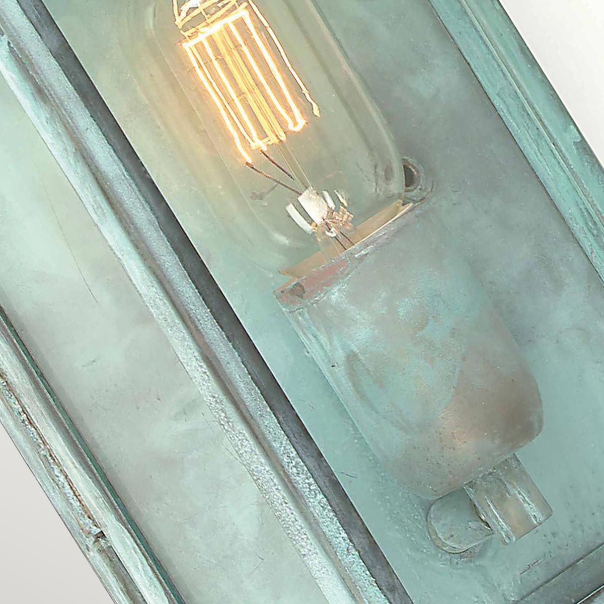 Elstead Regents Park Single Wall Lantern - Verdigris