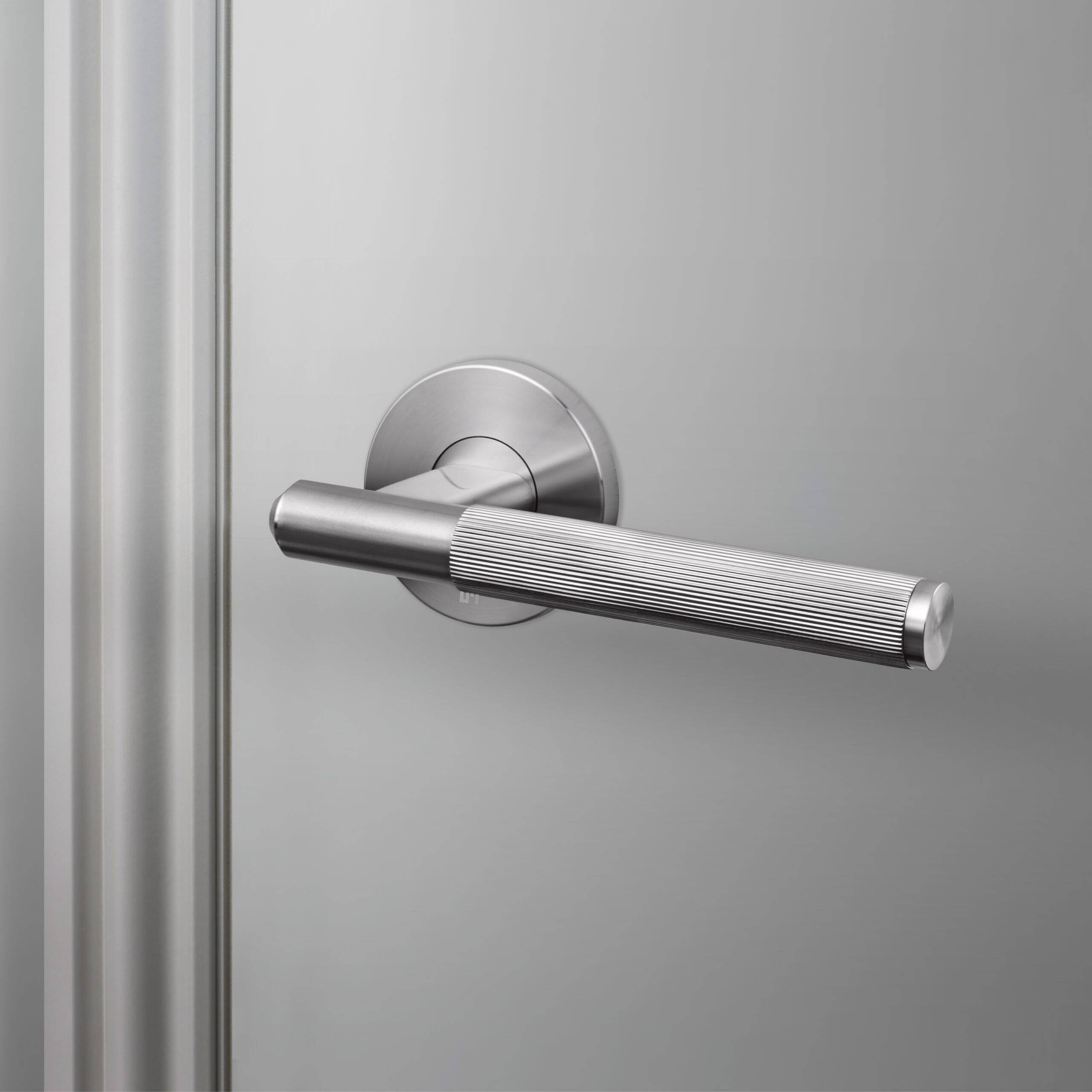 Buster + Punch Door Handle Set - Linear Knurl