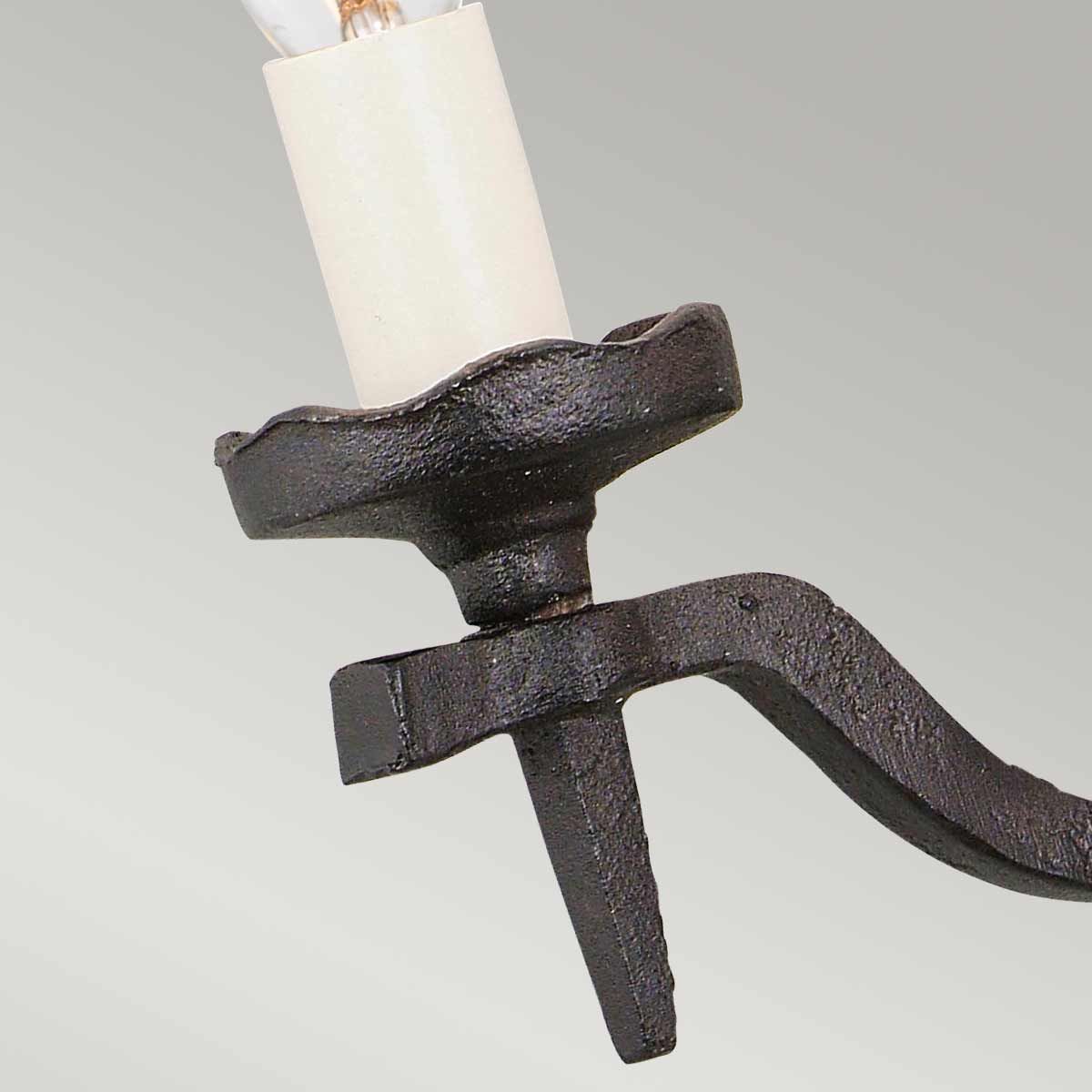 Elstead Rectory 2 Light Wall Light - Black
