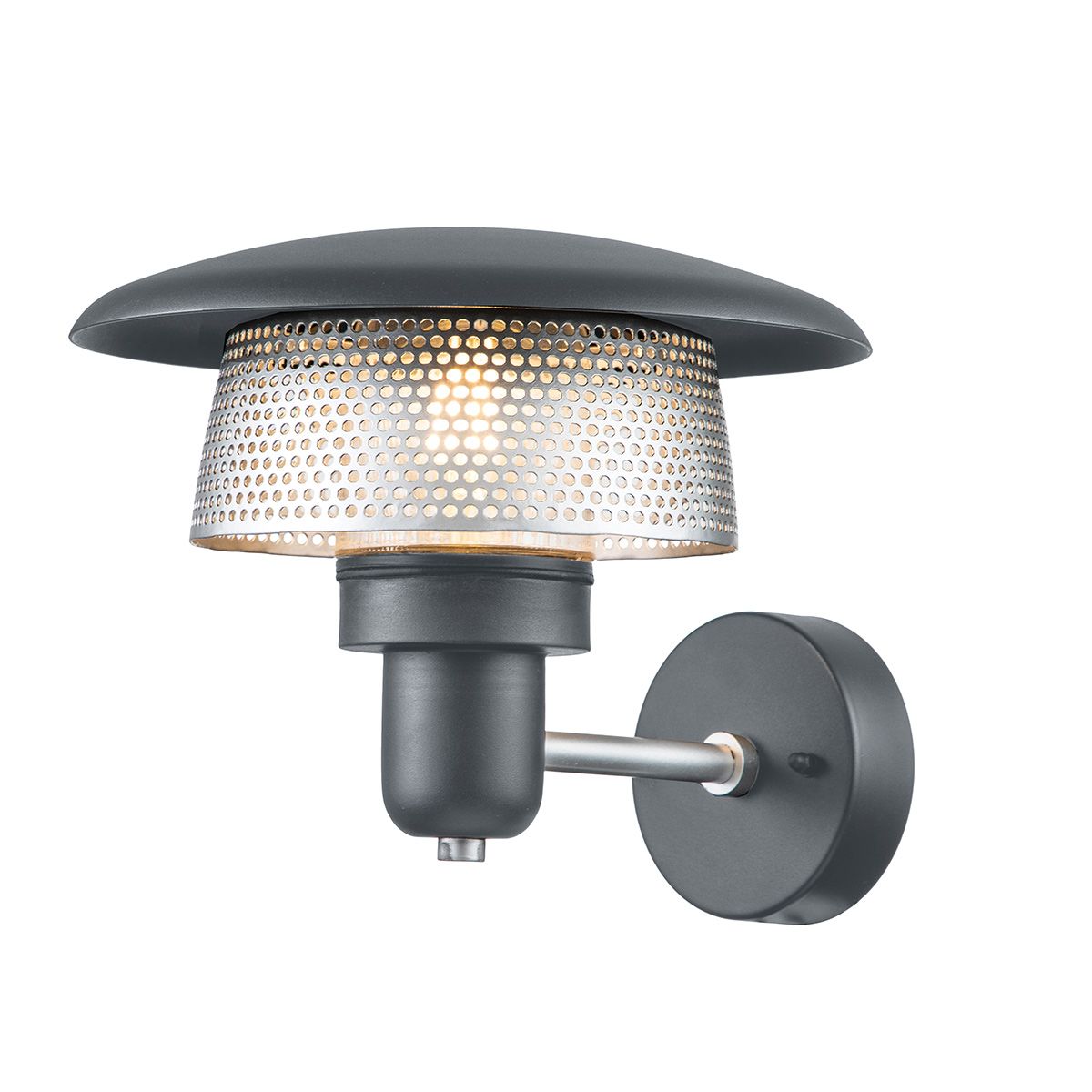Elstead Saturne 1 Light Wall Lantern - Grey