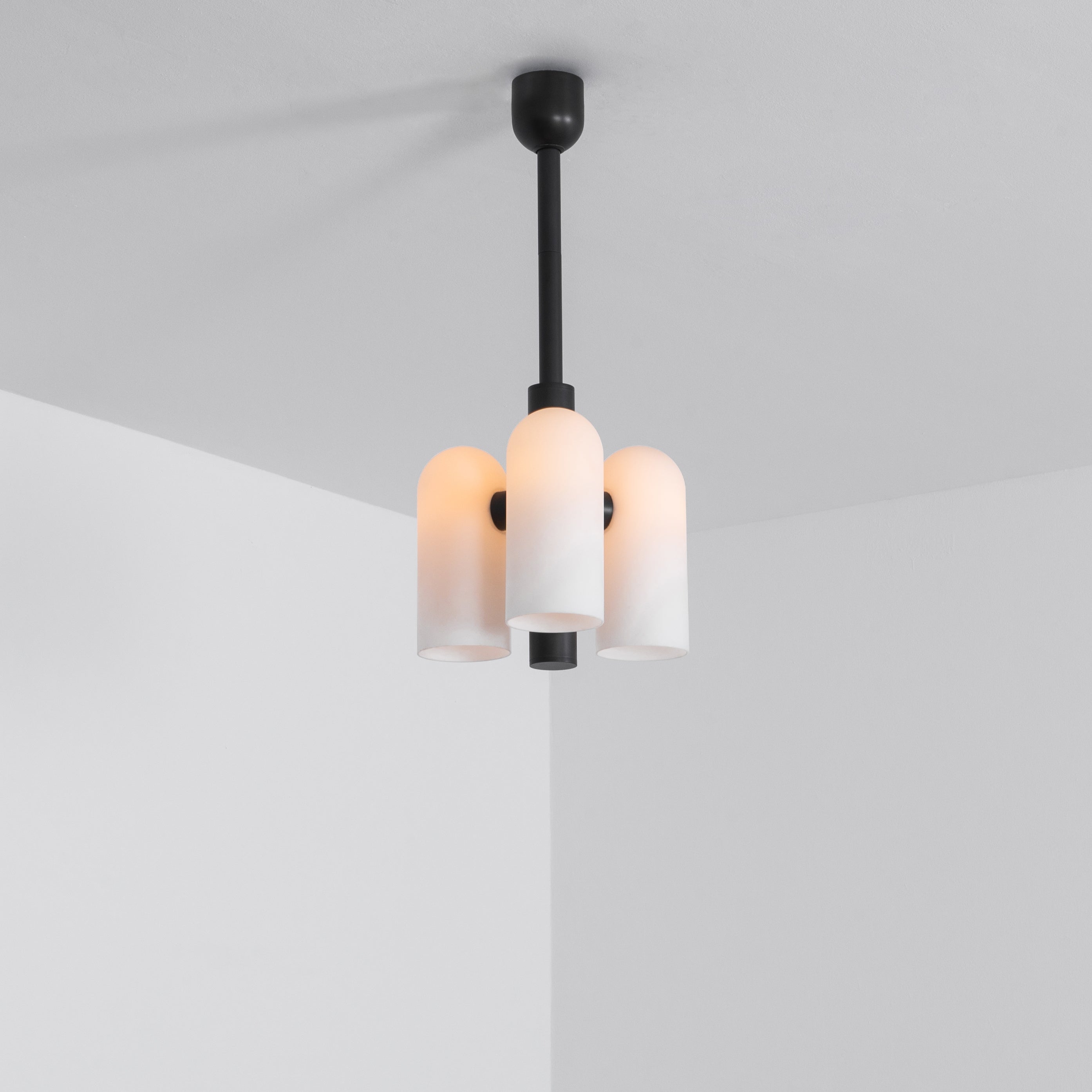 Schwung Odyssey 3 Light Pendant - Opal Mat Glass