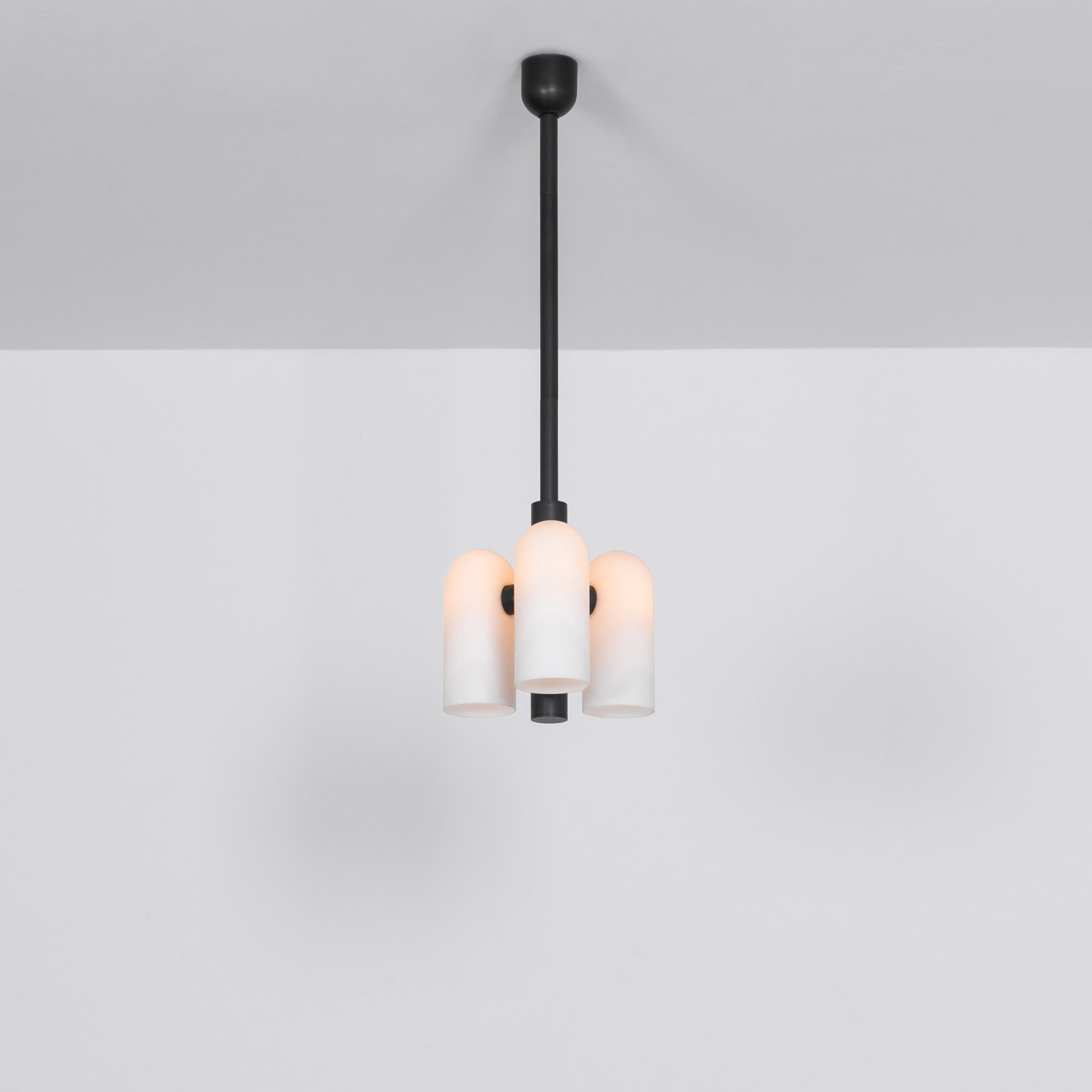 Schwung Odyssey 3 Light Pendant - Opal Mat Glass