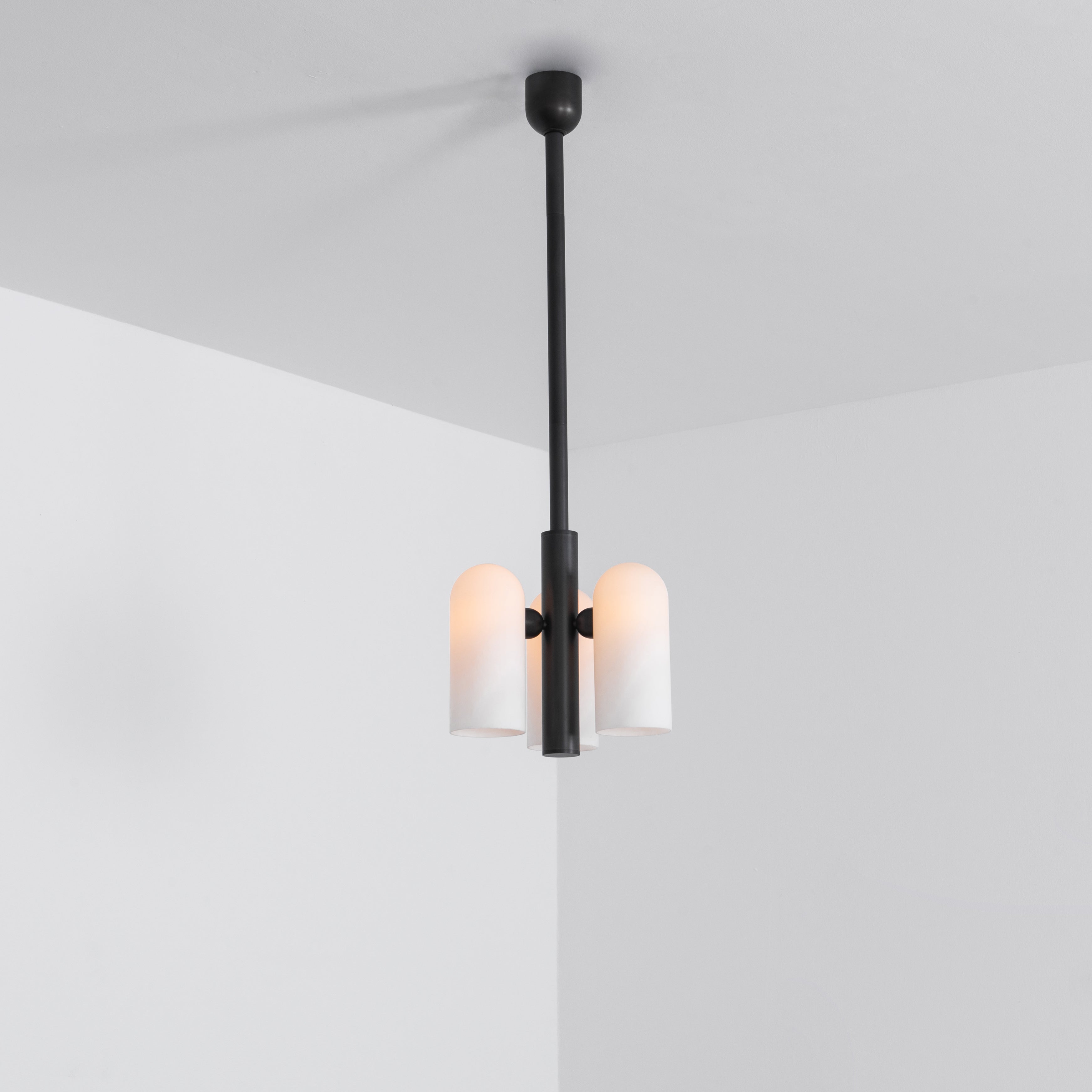 Schwung Odyssey 3 Light Pendant - Opal Mat Glass