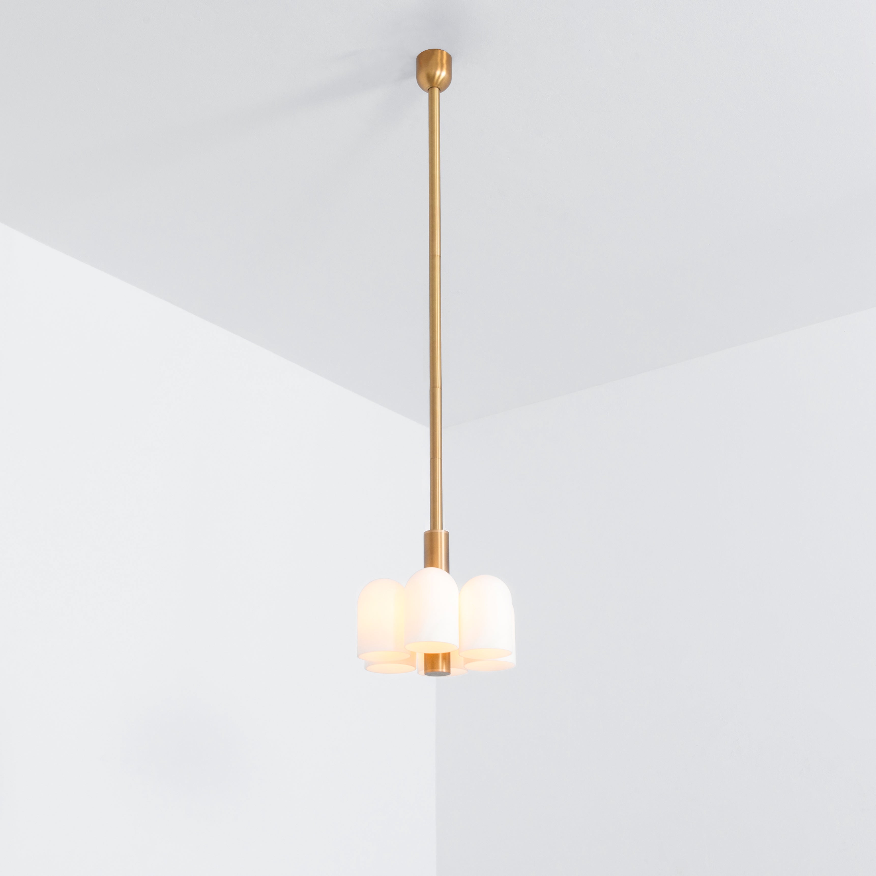 Schwung Odyssey 6 Light Pendant - Opal Mat Glass