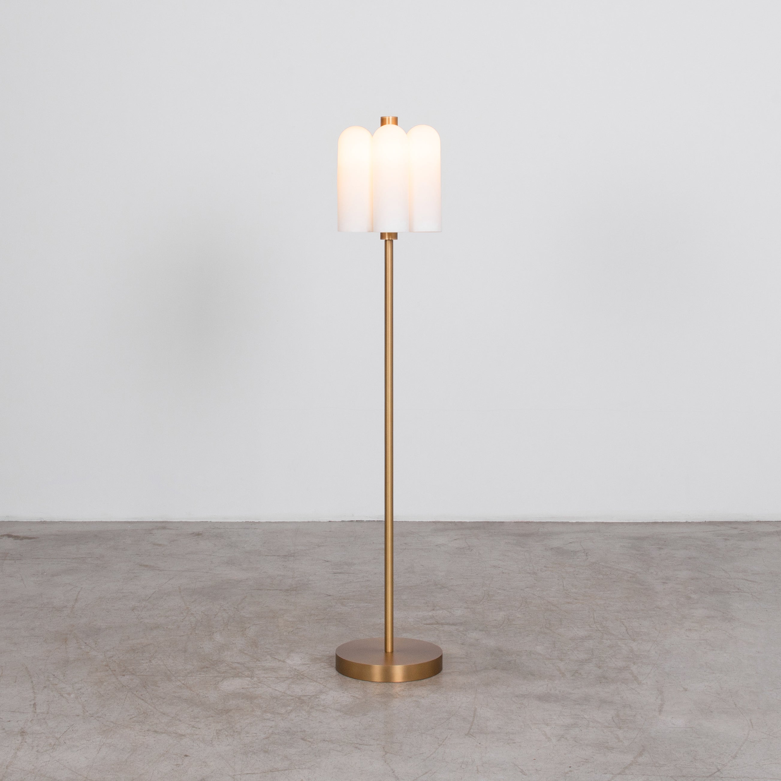 Schwung Odyssey 6 Floor Lamp - Opal Mat Glass