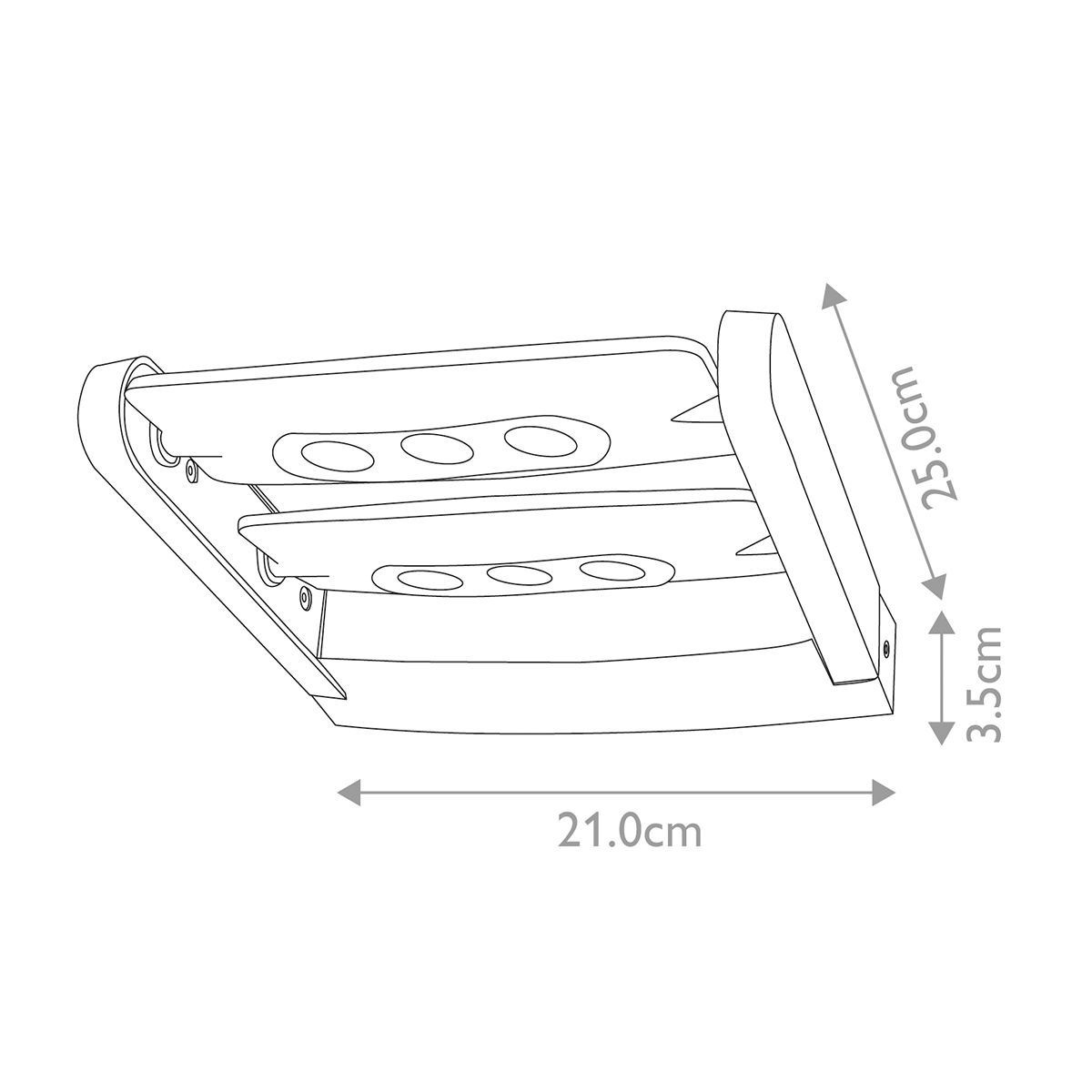 Elstead Sigmund 6 Light Wall Light - Graphite