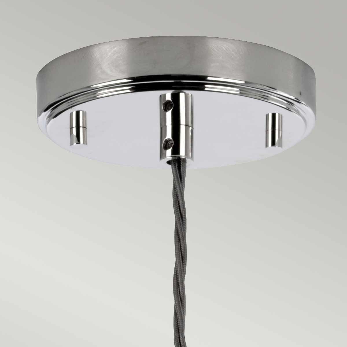 Elstead Sola Single Pendant - Polished Nickel