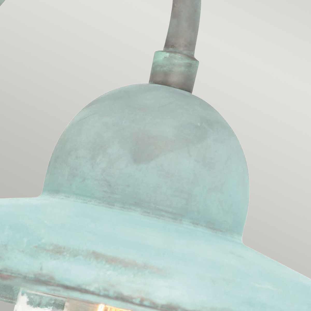 Elstead Somerton Single Wall Lantern - Verdigris
