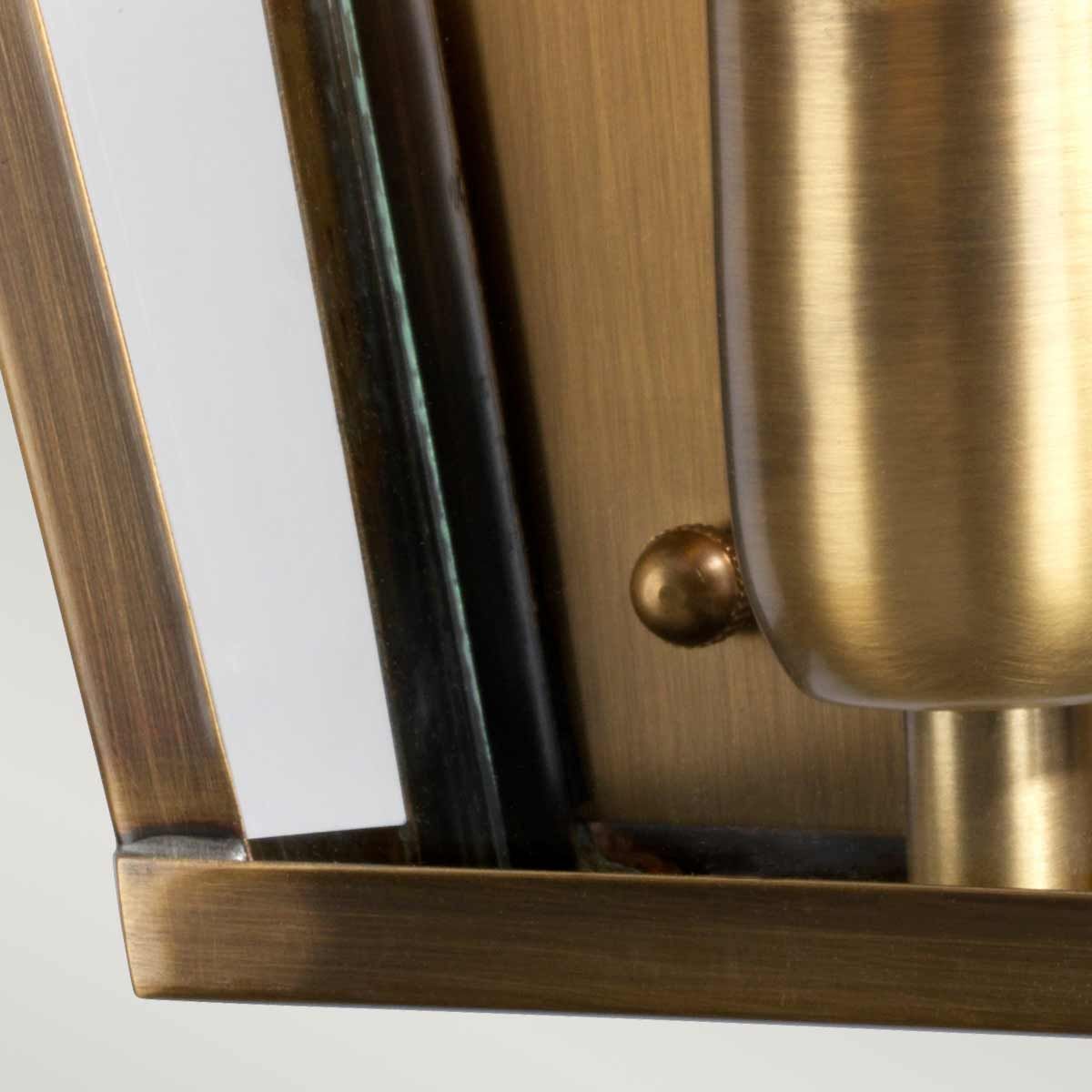Elstead St James Single Wall Lantern - Aged Brass
