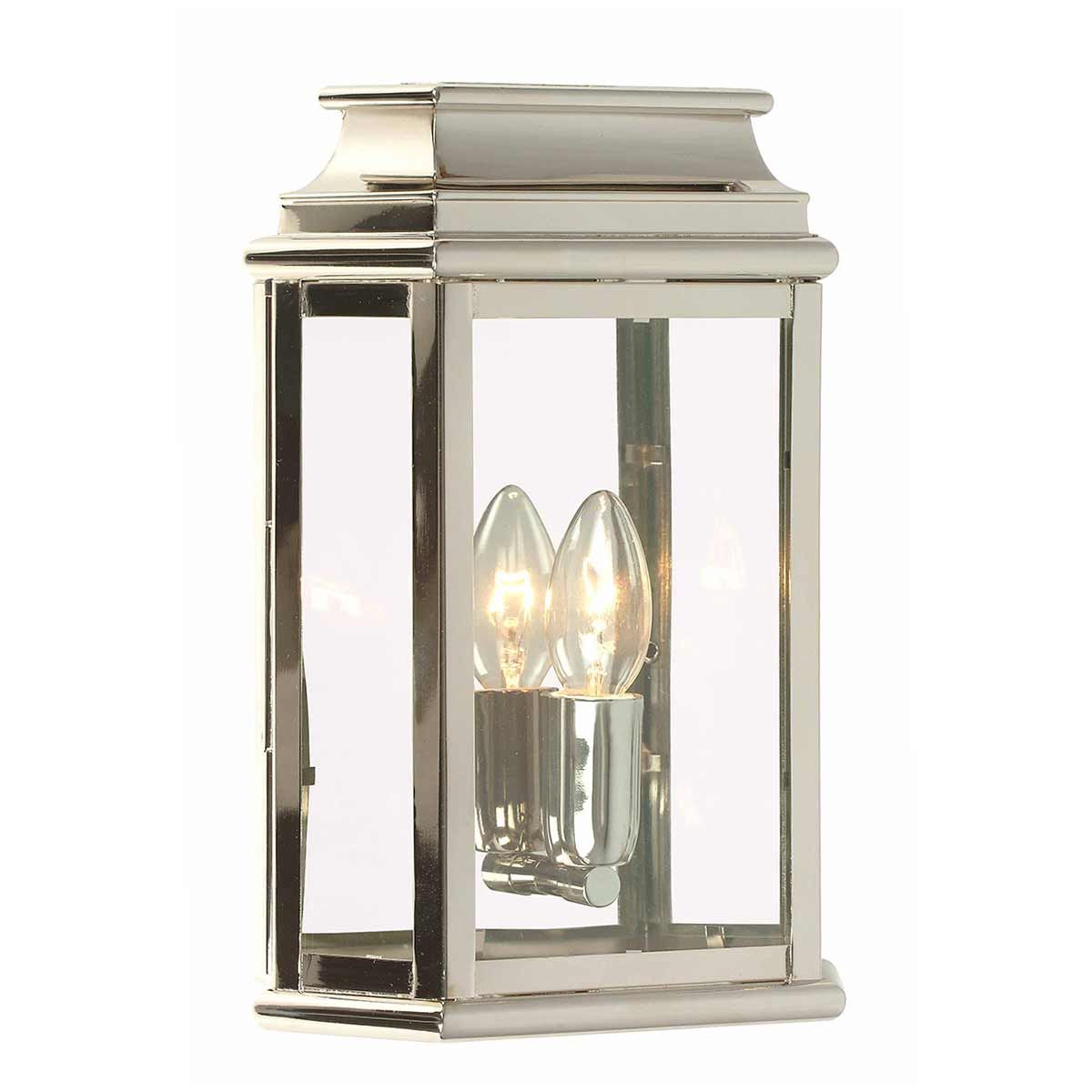 Elstead St Martins Single Wall Lantern - Polished Nickel